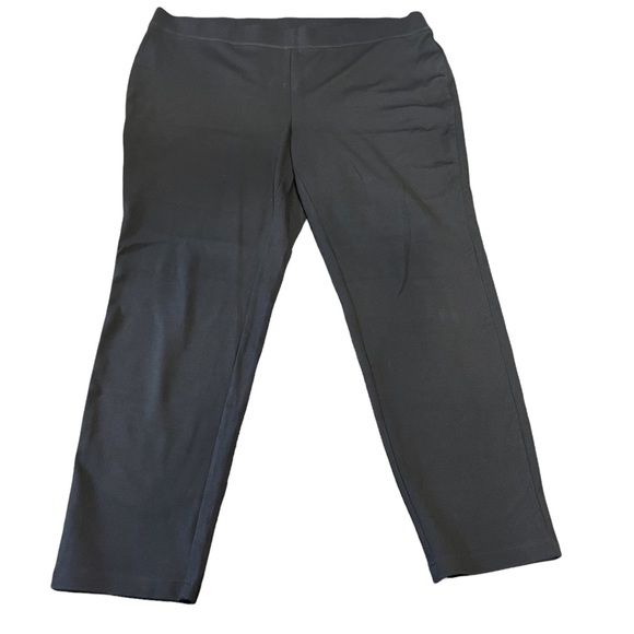 INC International Concepts Black Knit Legging Pants size 22W - Picture 2 of 8